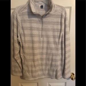 * 2 for $12 Item* Fleece Pullover Grey Stripe